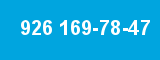 926 169-78-47 926 169-78-47